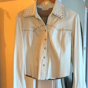 Tenax Vintage Leather Jacket Made in Italy